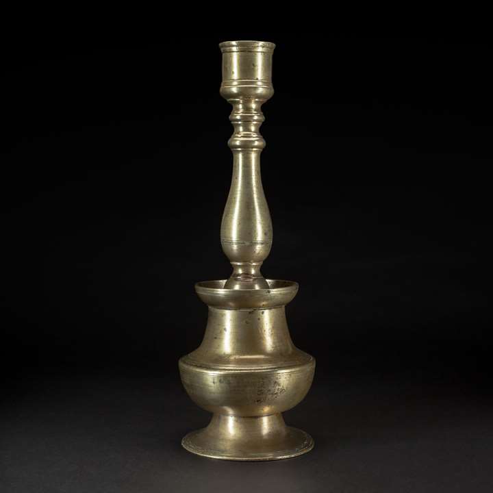 Ottoman Cast Bronze Candlestick